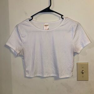 White Crop Top for Women